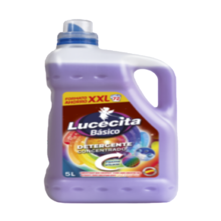 Detergente Lucecita Básico líquido concentrado 5 litros