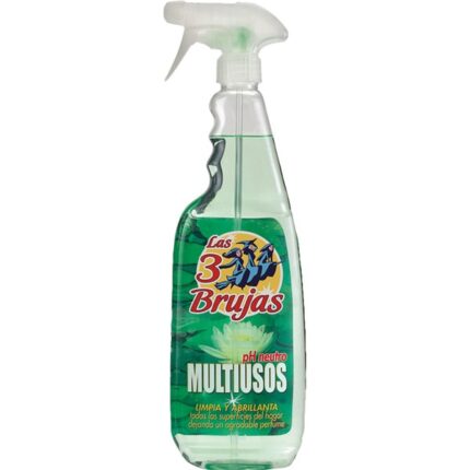 Botella de Multiusos pistola Las Brujas con pulverizador para cristales y superficies