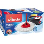 VILEDA Turbo Smart set de limpieza con fregona completa + cubo con escurridor