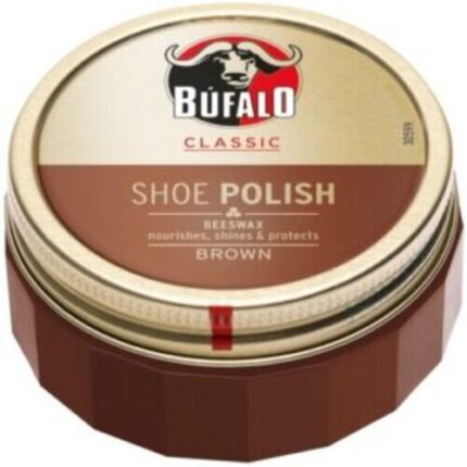 crema Búfalo marrón lata 75 ml para calzado de piel