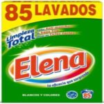 Detergente en polvo Elena formato maleta para 85 lavados
