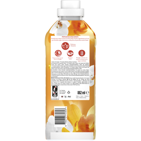 Lenor suavizante concentrado ORO e FIORI DI VANIGLIA 42 DOSIS 882 ML - Imagen 3