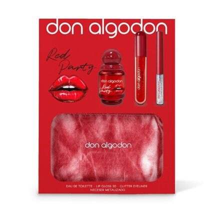 Estuche Don Algodón D.A Red Party 4 piezas