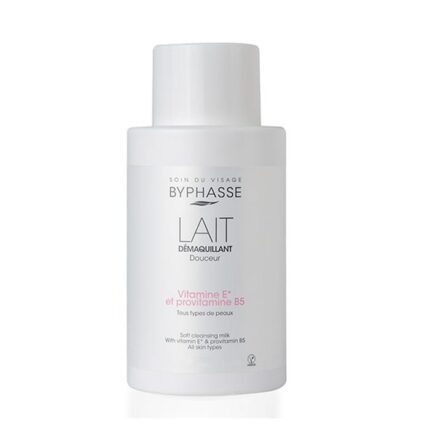 Botella de Leche desmaquillante Byphasse cara y ojos para piel sensible
