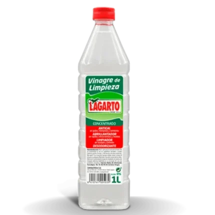 Botella de Vinagre de limpieza concentrado Lagarto para cal y abrillantado