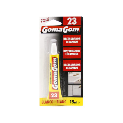 Frasco de restaurador cerámico Gomagom para reparar golpes en loza y esmalte