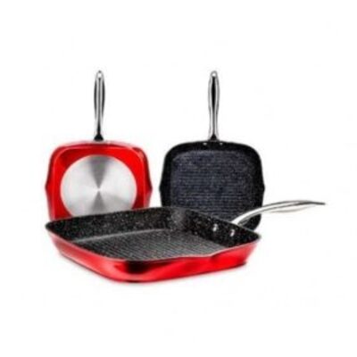 asador induccion 28cm aluminio forjado liso