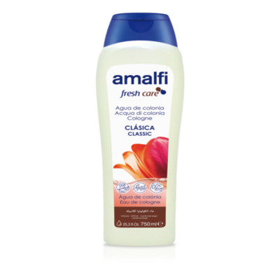 Botella de colonia familiar clásica Amalfi de 750 ml con fragancia fresca