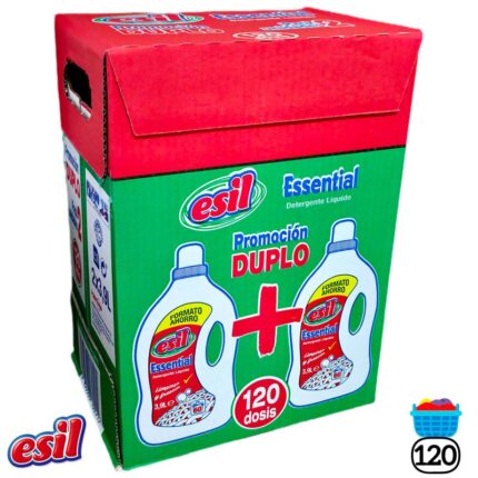 Pack ahorro Duplo detergente líquido Esil Basic 120 dosis totales