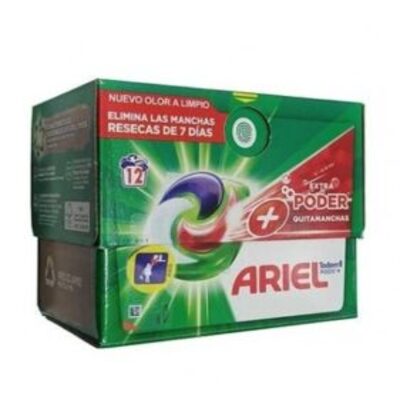 Ariel Pods Extra Poder quita manchas 12 unidades