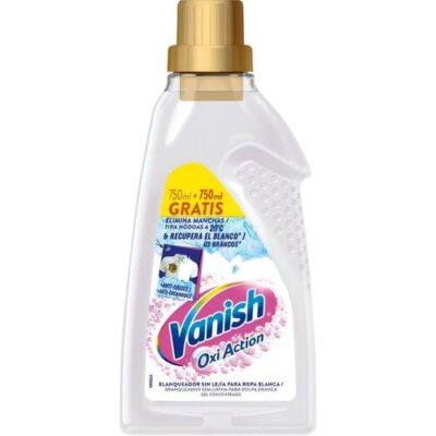 8410104916206_v5_m Pack de dos botellas de Vanish Oxi Action Quitamanchas Gel White de 750 ml cada una.