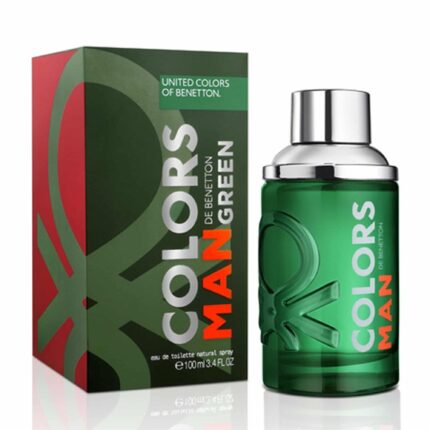 Colonia Benetton Colors Man Green 100 ml vaporizador