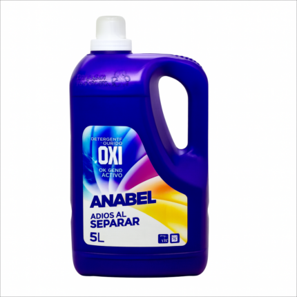 Anabel detergente Oxy adiós al separar 5L ropa color