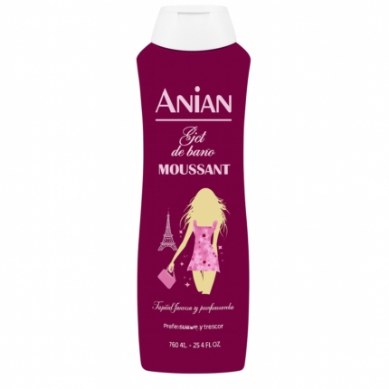 Anian gel de baño Moussant 750 ml limpieza suave