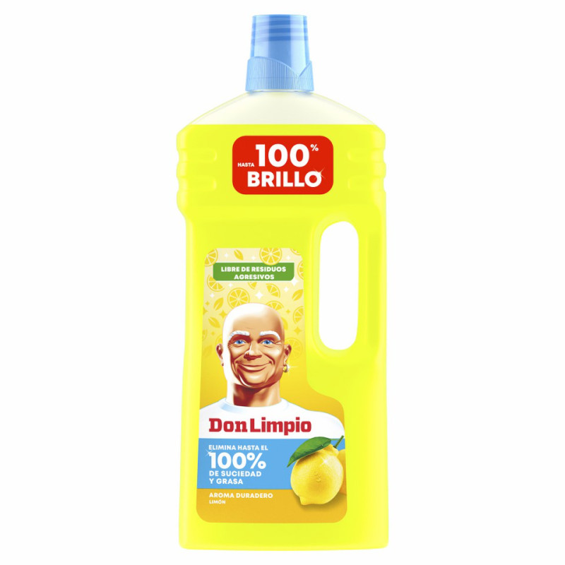 DLIMPIO-LIMP-LIQ-1500ML-LIMON DON LIMPIO LIMON FRESCO limpiador multiusos 1.3 l - Imagen 1