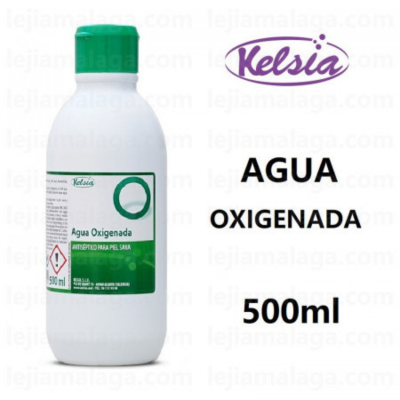 Agua oxigenada Kelsia 1 litro antiséptico piel sana