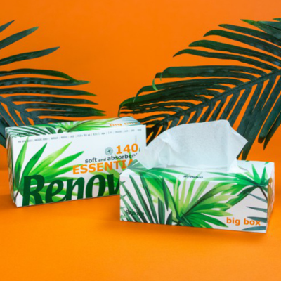 Pañuelos Renova Plenitude 140 unidades formato caja