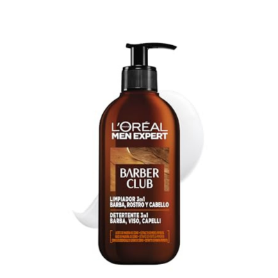 Champú 3 en 1 para barba, cabello y rostro L’Oréal Men Expert BarberClub