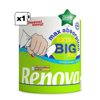 Papel de cocina Renova Ext Big XXL 2 capas 21 m