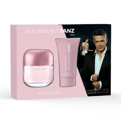 Estuche Mi Acorde Alejandro Sanz para ella colonia y body lotion