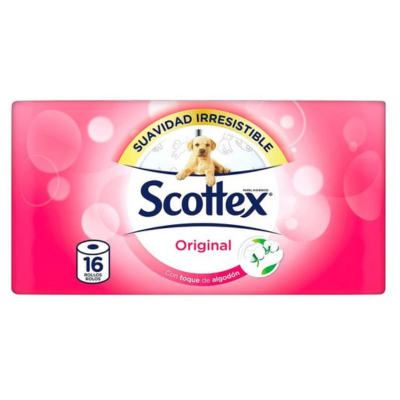 Papel higiénico Scottex 2 capas pack 16 rollos