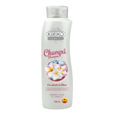 Champú extracto flores Kiriko Cosmética 750 ml