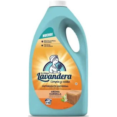 Garrafa de Detergente líquido Marsella de La Antigua Lavandera para 110 dosis de lavado