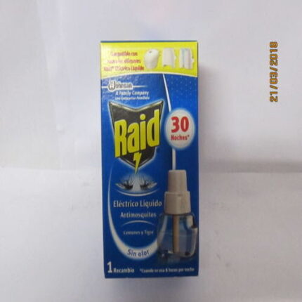 Recambio líquido eléctrico antimosquitos Raid