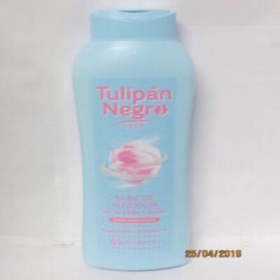 Bote de gel de baño Tulipan Negro Nube de Algodón de alta hidratación y aroma dulce.