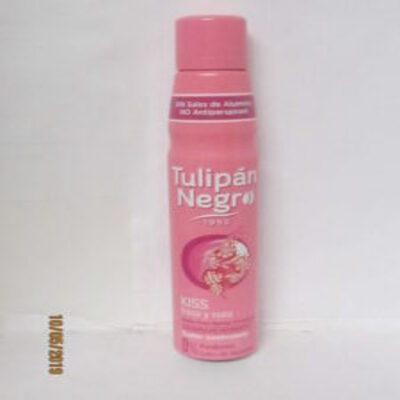 Bote de desodorante en Spray Tulipan Negro Fresa y Nata de la línea Candy Fantasy.