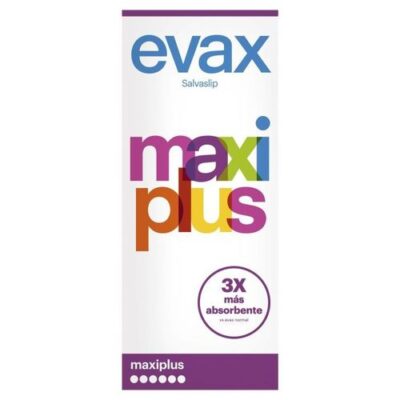 evax-salvaslip-maxiplus-30-unidades-absorcion Paquete de Evax salvaslip maxiplus con 30 unidades para máxima protección diaria
