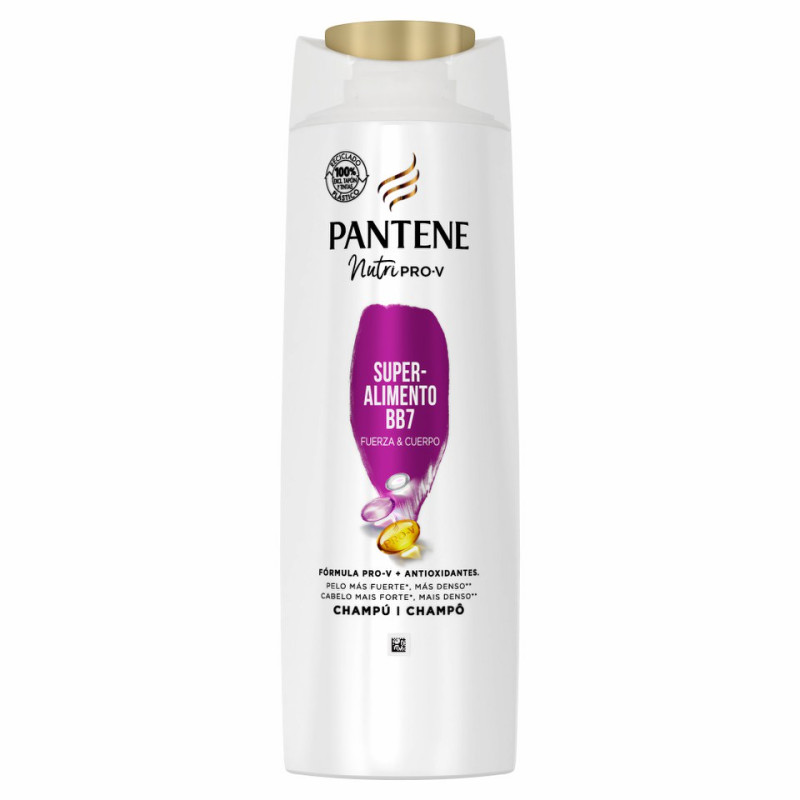PANTENE-CHP-360ML-BB7 PANTENE CHAMPU SUPER ALIMENTO BB7 360 ML - Imagen 1