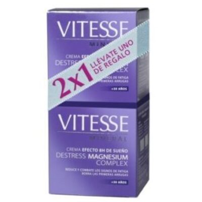 Vitesse Mineral Crema Facial pack 2x1 con cuatro tipos de tratamiento