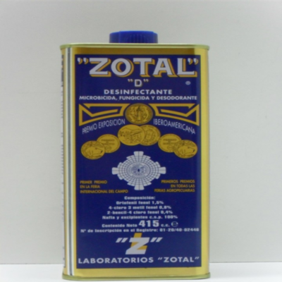 zotal fungicida desinfectante e insecticida