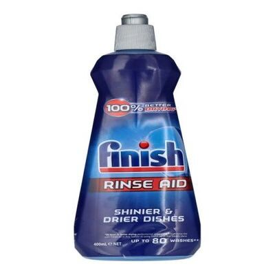 Botella de Finish abrillantador lavavajillas máquina 400 ml para un secado sin marcas