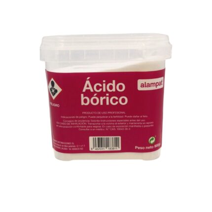 Alampat ácido bórico 900 gr bote de polvo multiusos para el hogar y desinfección