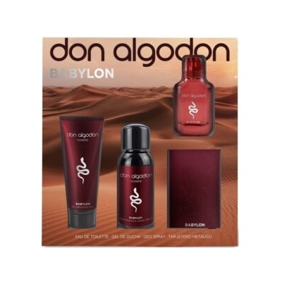 Estuche Don Algodón D.A Hombre Babylon 4 piezas