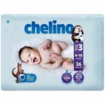 Chelino. Pañales Talla 3 Tumbado. 36 Unidades.