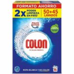 COLÓN DETERGENTE POLVO MALETA 95 DOSIS formato ahorro MAYOR PODER DE LIMPIEZA EN FRÍO (copia)