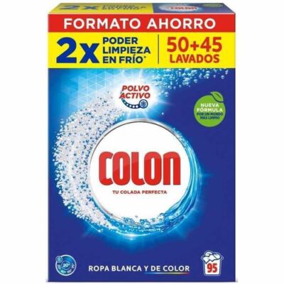 Colón detergente en polvo maleta 95 dosis Detergente en polvo Colón maleta 95 dosis con limpieza en frío