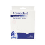 Caja de Gasa esterilizadas cosmoplast 6 unidades para primeros auxilios