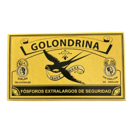 Caja de Fosforos de madera golondrina para encendido de cocinas y chimeneas