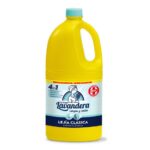 Botella amarilla de Lejía clásica La Lavandera para desinfección y blanqueo