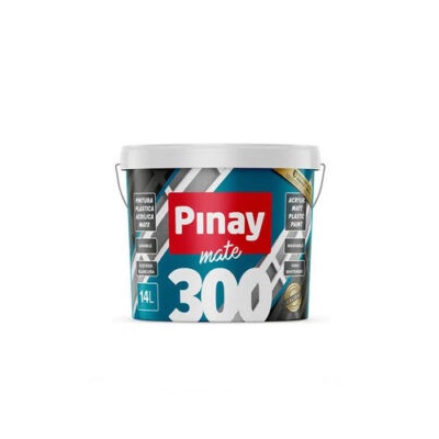 Pintura plástica Pinay 300 4 litros acabado mate