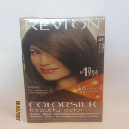 Tinte Revlon Colorsilk Nº41 Castaño Medio sin amoníaco