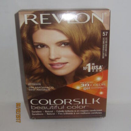 Tinte Revlon Colorsilk Nº57 Castaño Dorado Muy Claro sin amoníaco