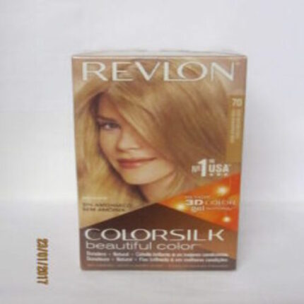 Tinte Revlon Colorsilk Nº70 Rubio Mediano Ceniza sin amoníaco