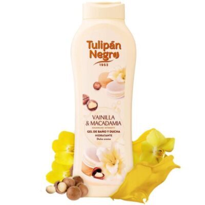 gel-bano-tulipan-negro-dream-vainilla-macadamia Botella de Gel de baño y ducha Tulipán Negro Dream Vainilla y Macadamia nutritivo