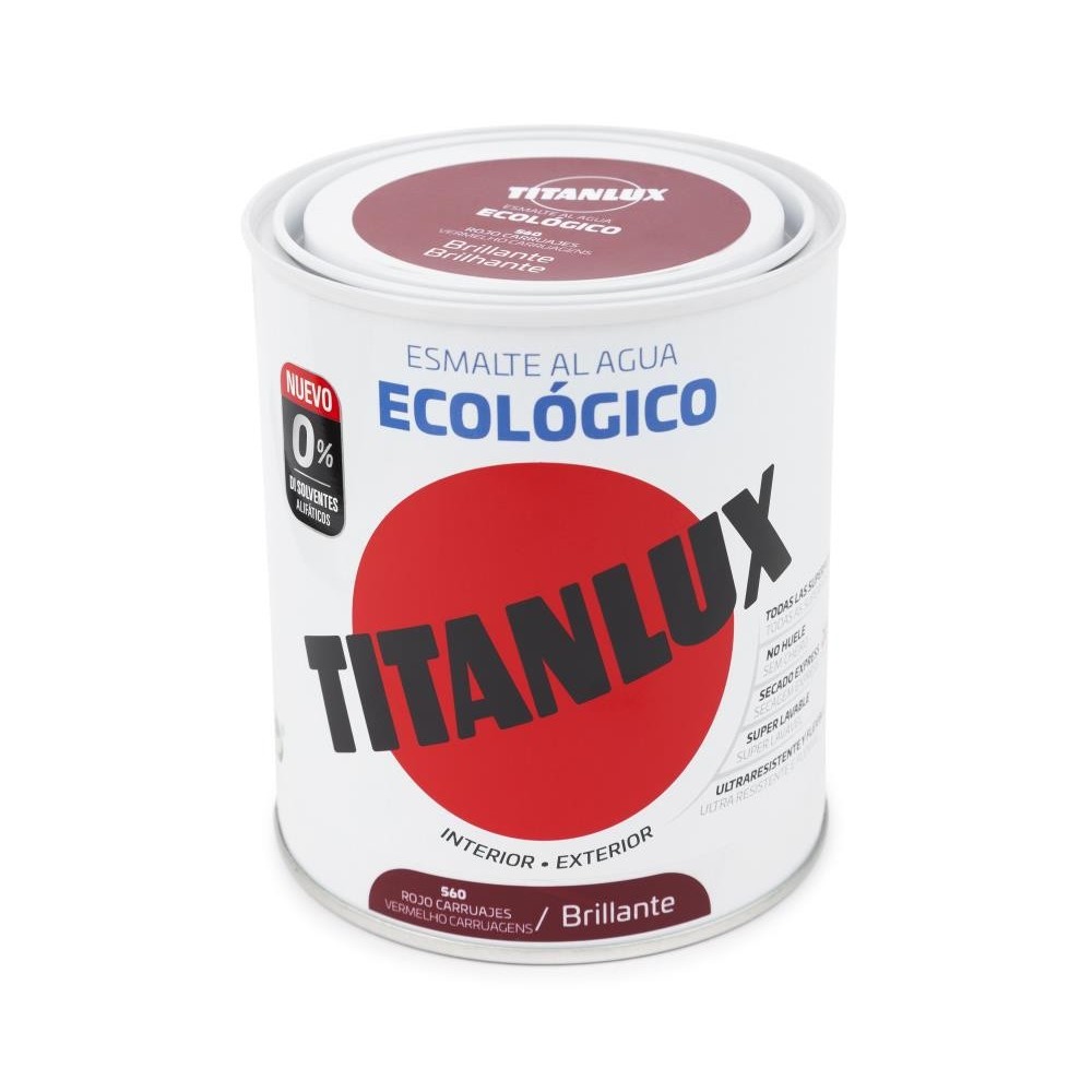 titanlux-ecologico-750-rojo-carruajes-560 Titanlux ecológico 750 ml color rojo carruajes satinado 560