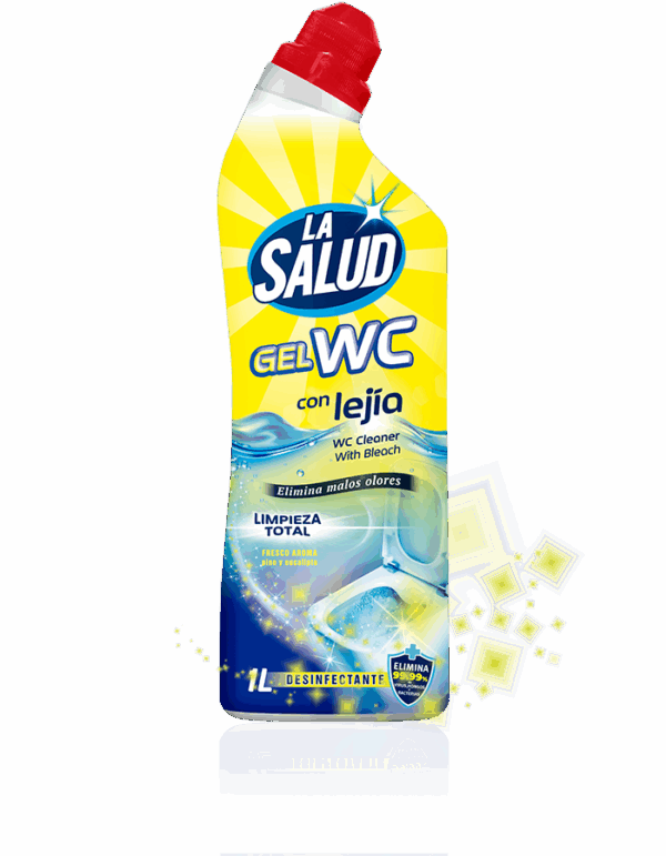 LA SALUD Gel WC con Lejía 1 LITRO - Imagen 1